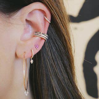 EF Collection Ear Sitch In Vegas Hoops X Huggies X Studs X Cuffs