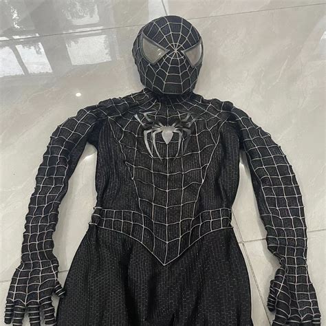 Real Black Spiderman Costume