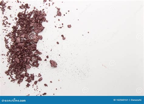 Metallic Purple Eyeshadow Isolated on a White Background Stock Image ...