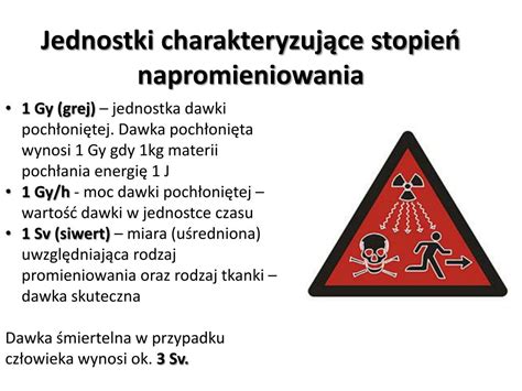 PPT Wpływ promieniowania jonizującego na organizmy żywe PowerPoint