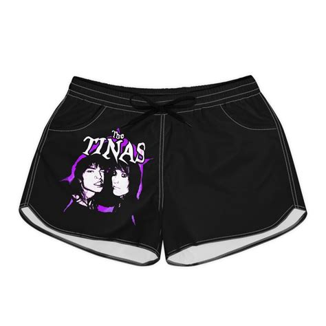 The Tinas Jake Webber Johnnie Guilbert Booty Shorts Black Etsy