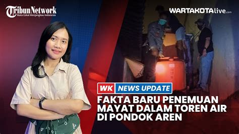 Fakta Baru Penemuan Mayat Pria Dalam Toren Di Pondok Aren Korban Masih