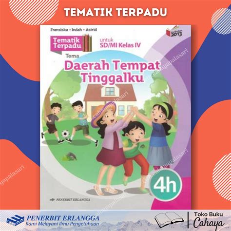 Jual Buku Tematik Terpadu Tempat Tinggalku H K N Erlangga Shopee