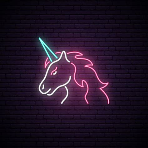 Neon Sign Of Unicorn Neon Signs Neon Light Wallpaper Neon Sign Art