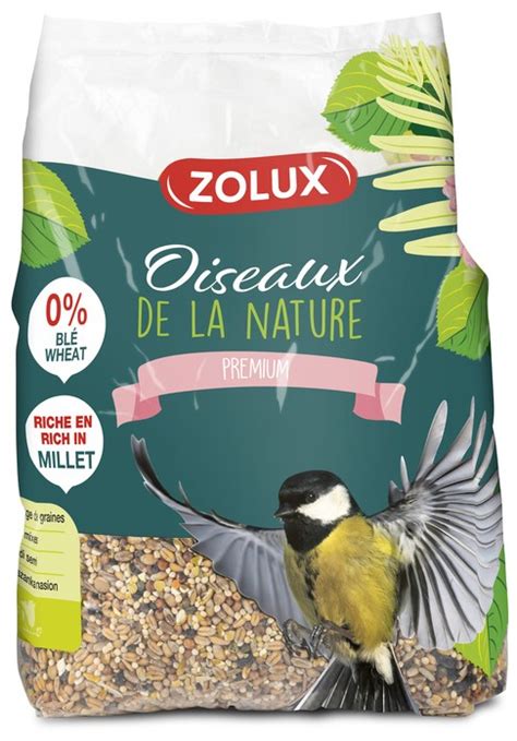 Mezcla premium sin trigo para pájaros silvestres