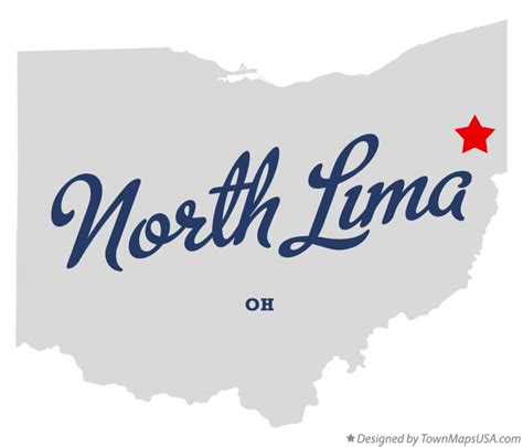 North Lima Ohio Map - Cristy Claudetta