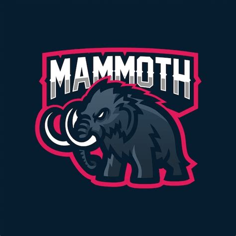 Premium Vector Mammoth Elephant Esport Gaming Mascot Logo Template