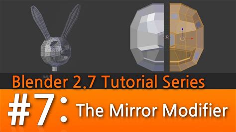 Blender Tutorial The Mirror Modifier Youtube