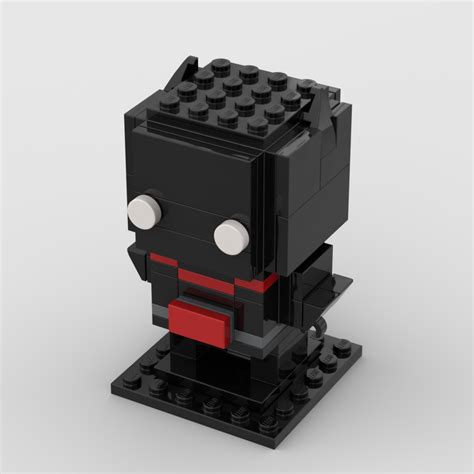 Lego Moc Brickheadz Batman Beyond By Legoheroez Rebrickable Build