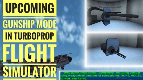 New Gunship Mode In Tfs Turboprop Flight Simulator Youtube