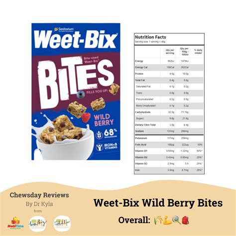 Weet Bix Bites Wild Berry Chewsday Reviews