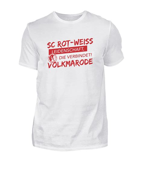 Sc Rw Volkmarode T Shirt Rot Weiss Weiss Fan Shop Verein