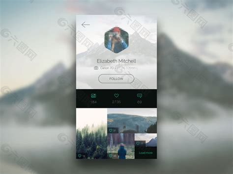 照片app简介页面移动手机app界面ui网页ui素材免费下载图片编号8398339 六图网