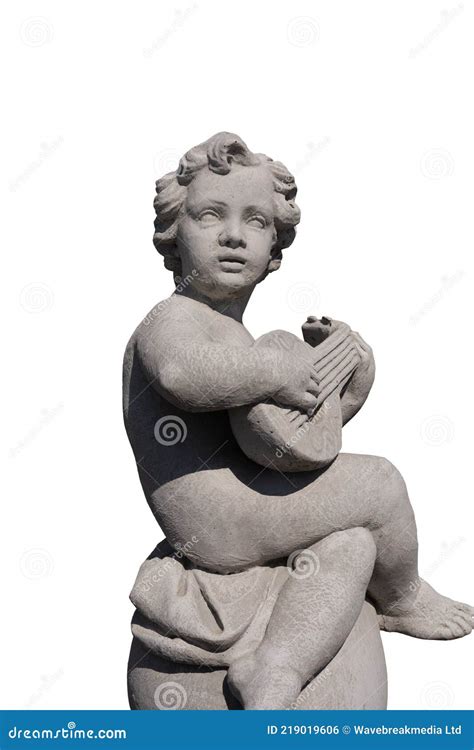 Sculpture Of A Naked Woman In The Cypress Alley Florence Royalty Free Stock Photo