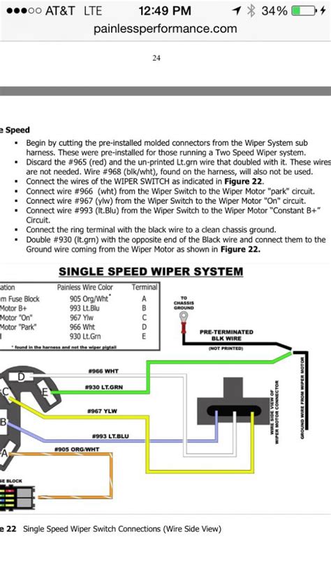 Wiper Motor Wiring Diagram Ford Wiring Diagram