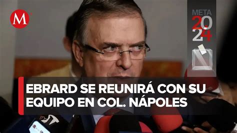 Marcelo Ebrard se reunirá con su equipo para analizar incidencias en