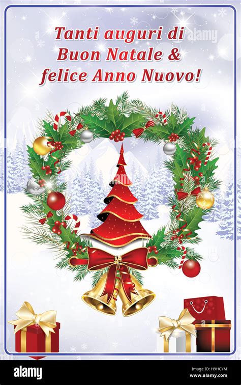 Tanti Auguri Di Buon Natale Felice Anno Nuovo Biglietto D Auguri