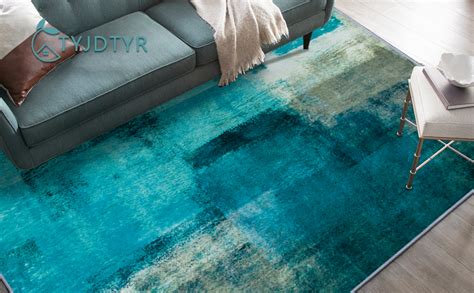 Tyjdtyr Rug Living Room Large 160x230cm Modern Distressed Abstract Rugs