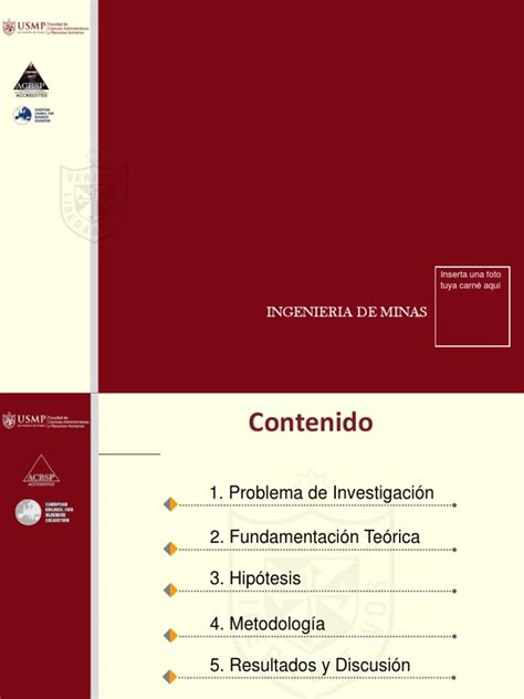 Plantilla Sustentación De Tesis Pdf Hipótesis Metodología