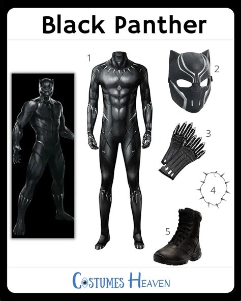 Black Panther Costume For Cosplay & Halloween 2024