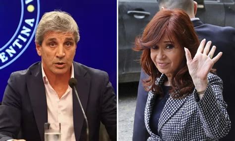 Fuerte Cruce Entre Cristina Kirchner Y Luis Caputo En Las Redes