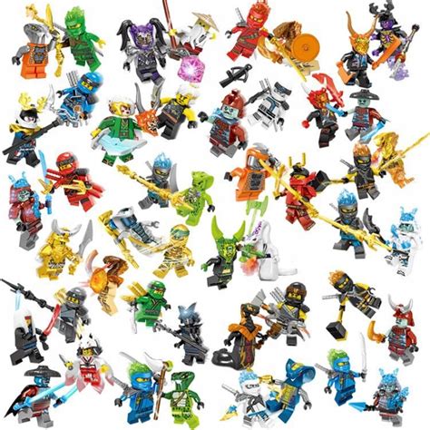 MINIFIGURKI NINJAGO 24 SZTUK AKCESORIA LEGO 13918247829 Allegro Pl