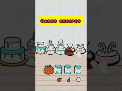 Easy Cakes Recipes In Toca Boca Life World Happy Toca Girlz YouTube