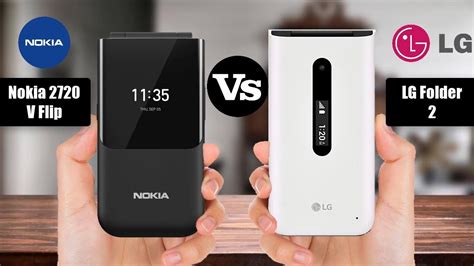 Nokia V Flip Vs Lg Folder Youtube