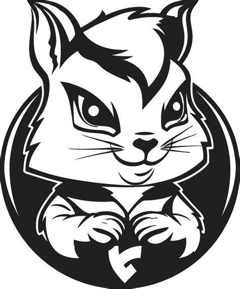 Chipmunk Logo For Animator Chipmunk Logo For Artist 34028917 Vector Art