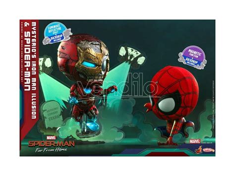 Spider Man Far From Home Cosbaby S Minifiguren Mysterios Iron