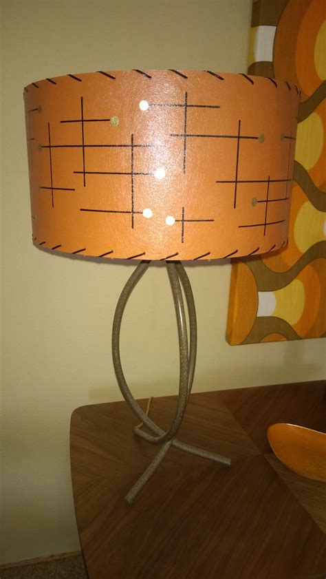 Made To Order Mid Century Vintage Style Fiberglass Lamp Shade Etsy