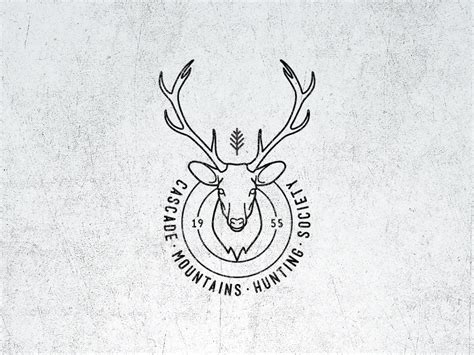 Vintage Fantasy Hunting Logo by Mathias Temmen - Dribbble