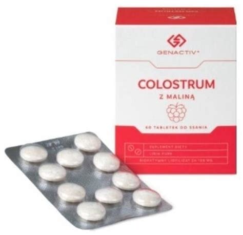 Colostrum Z Malin Genactiv Colostrigen Tabs Tabl Do Ssania Cena