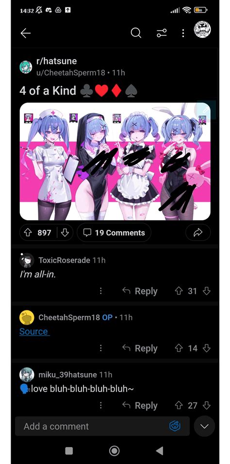 Just Unsubbed From The Hatsune Miku Subreddit Ppl Just Post Porn Atp