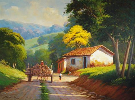 Pin On Pintura Em Telas Paisagem