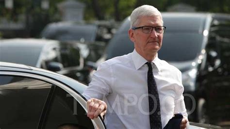 CEO Apple Tim Cook Temui Jokowi Di Istana Foto Tempo Co