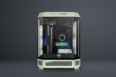 Thermaltakethermaltake The Tower 600 Matcha Green Mid Tower Chassis Thermaltake