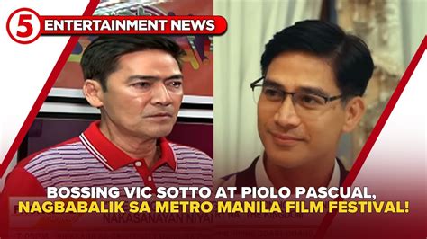 Entertainment News Bossing Vic Sotto Nagbabalik Sa Metro Manila Film