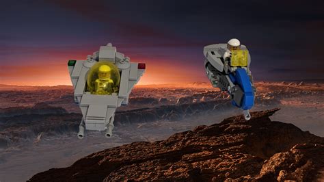 LEGO IDEAS Classic Space Jet Bike And Spacecraft