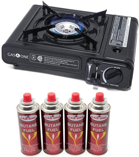 Gas ONE GS 1000 7 650 BTU Portable Butane Gas Stove Automatic Ignition