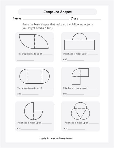 Math Aids Compound Shapes