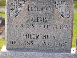 Philomene Broussard Leblanc M Morial Find A Grave