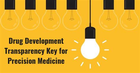 Fda Drug Development Transparency Key For Precision Medicine