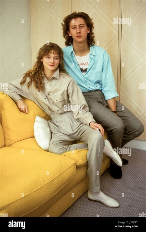 Sophie Ward and Nicolas Rowe launching The young Sherlock Holmes 1985 ...