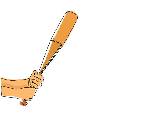 Realistic Baseball Bat Drawing