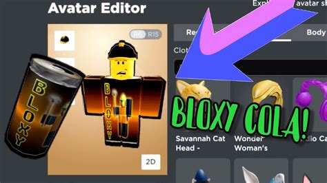 How To Look Like Bloxy Cola On Roblox Youtube