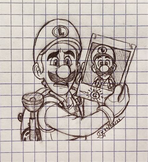 A Drawing Of Mario And Luigi Holding Each Other