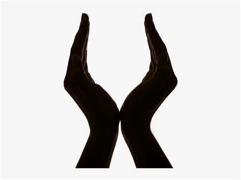Cupped Hands Silhouette Hand Silhouette Cupped Hand Transparent