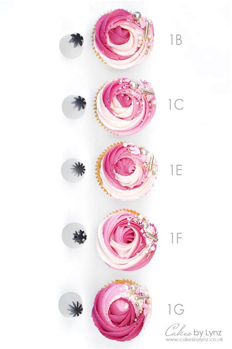 Modern Chunky Rosette Cupcake Swirl Buttercream Piping CakesDecor