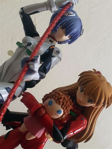 Fraulein Revoltech Neon Genesis Evangelion Rei Ayanami Asuka